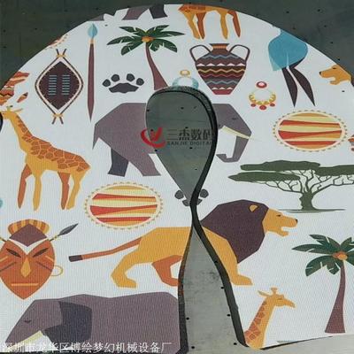 定制鞋材印花新趨勢 三杰數碼理光G6UV平板打印機與數字內容制作服務